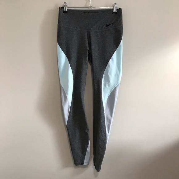 Nike Pants - Nike / One Legend Pant / Heather Gray light blue Legging / Ladies Small